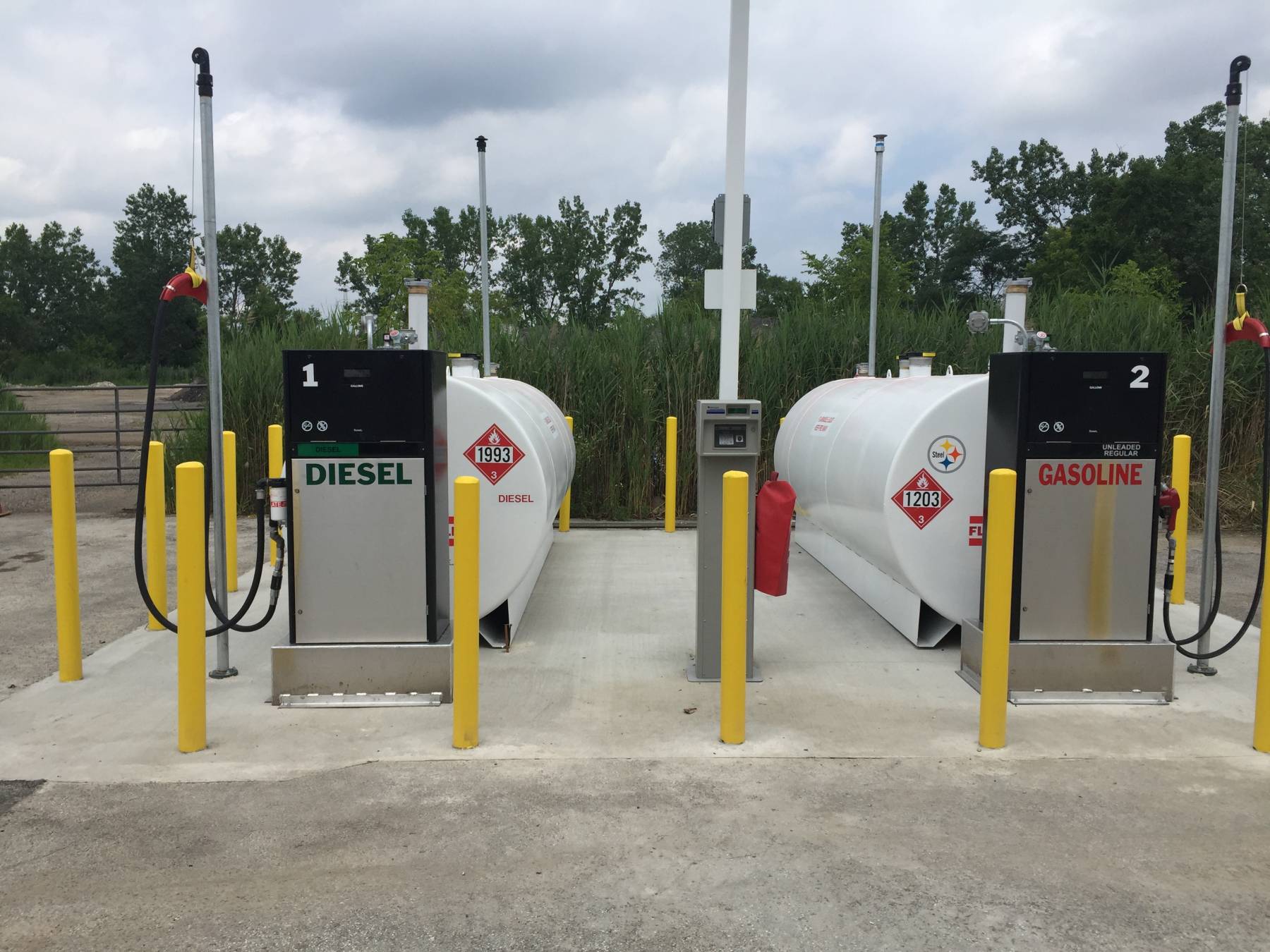 recent projects completed commercial fueling in chicago above ground tanks
